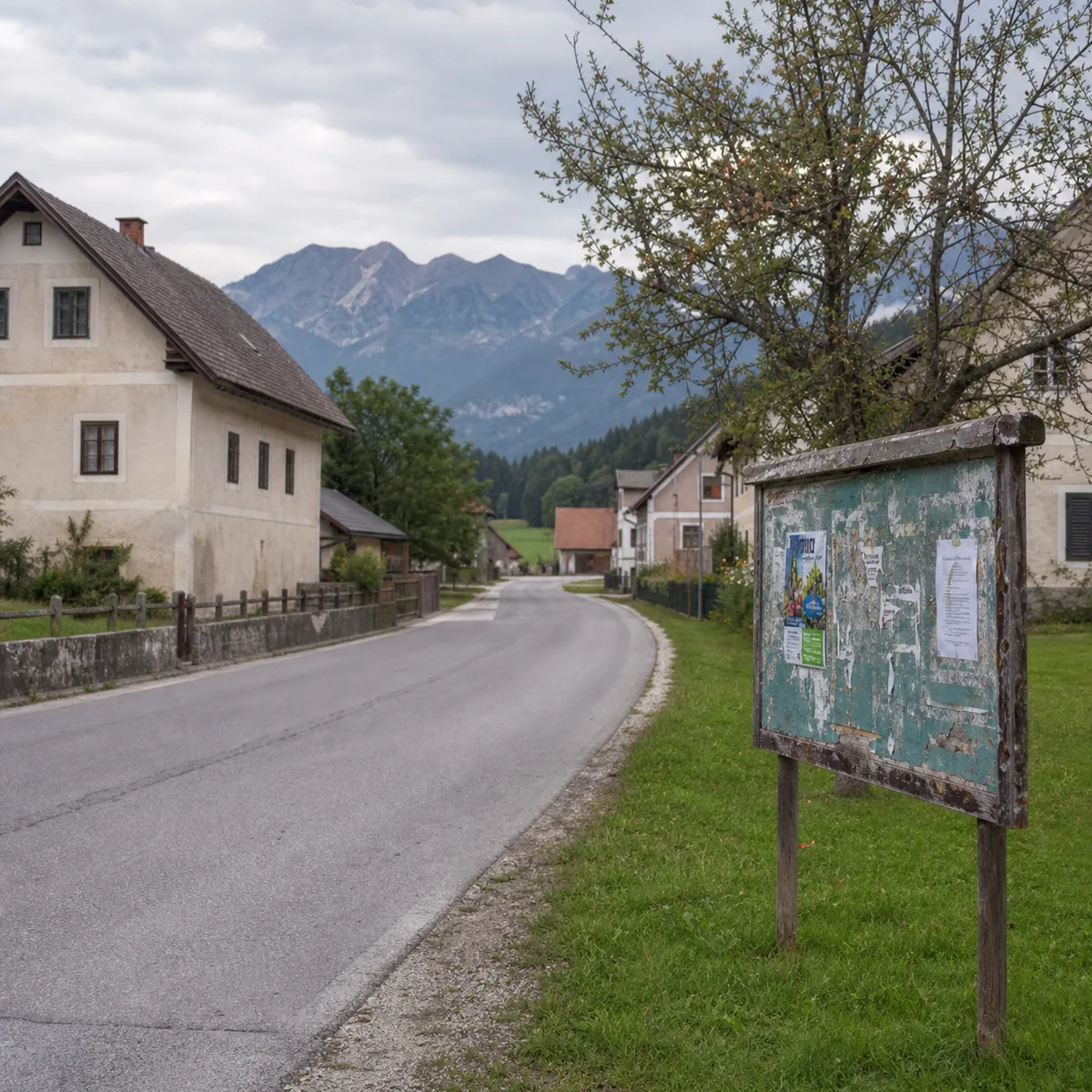 Plakatno mesto v okolici — Begunje