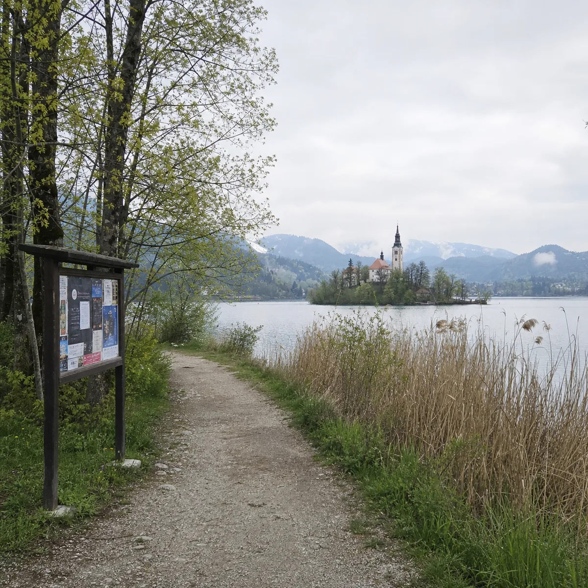 Plakatno mesto v okolici — Bled