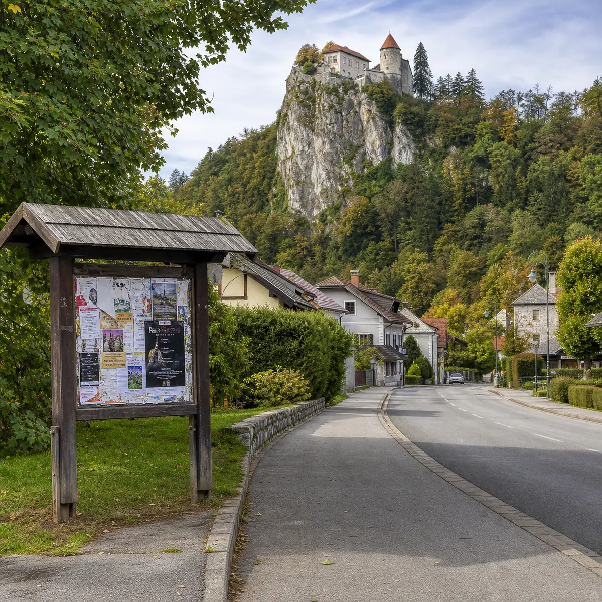 Plakatno mesto v okolici — Bled